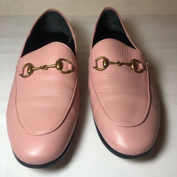 Gucci Leather Loafers Flat Shoes Women’s size 37.5 US 6.5 - Picture 3 of 16